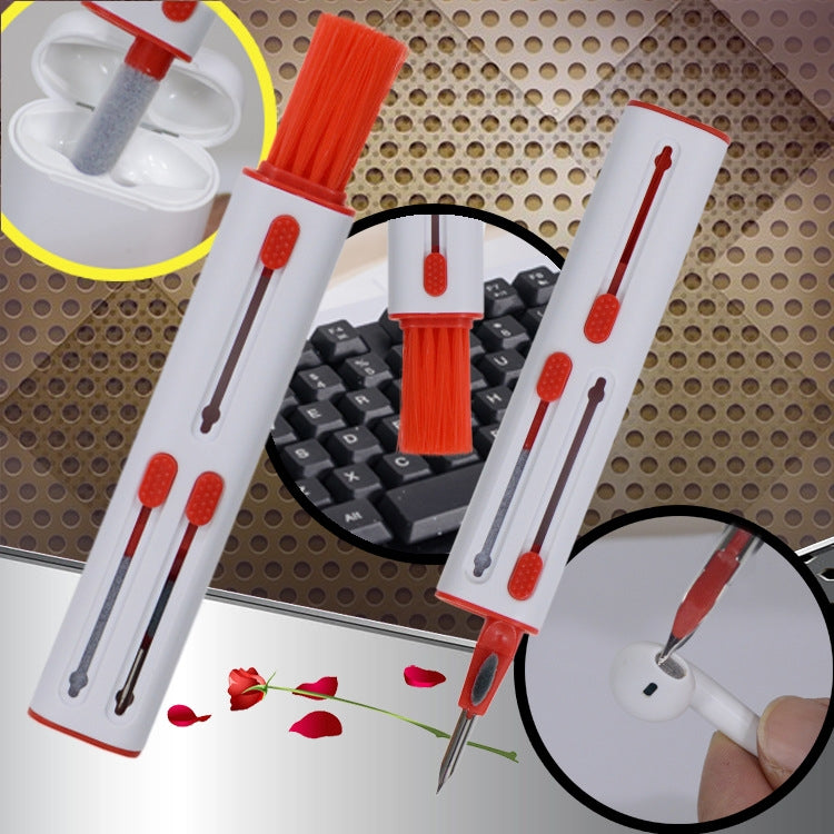 Stylo de nettoyage pour écouteurs et casques Bluetooth, Blanc et rouge, Blanc et gris, Noir et rouge