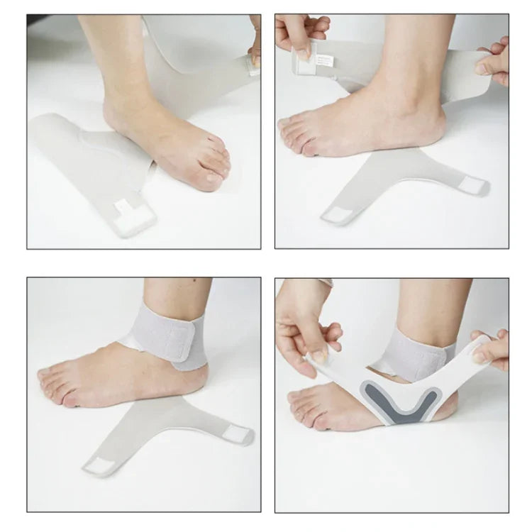 Attelle de cheville de compression fine et respirante pour entorse, Taille : Pied gauche (S), Pied gauche (M), Pied droit (M), Pied gauche (L), Pied droit (L), Pied gauche (XL), Pied droit (XL)