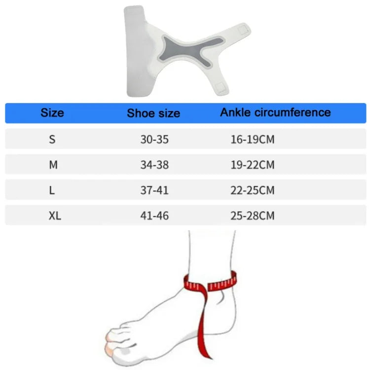 Attelle de cheville de compression fine et respirante pour entorse, Taille : Pied gauche (S), Pied gauche (M), Pied droit (M), Pied gauche (L), Pied droit (L), Pied gauche (XL), Pied droit (XL)