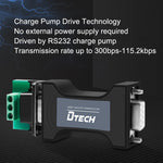 Module de port série RS232 vers TTL DTECH DT-9005 sans alimentation, module 3,3 V, module 5 V