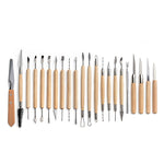 Ensemble d'outils de poterie couteau de sculpture argile pierre bricolage, 22 en 1, 24 en 1, 27 en 1, 32 en 1