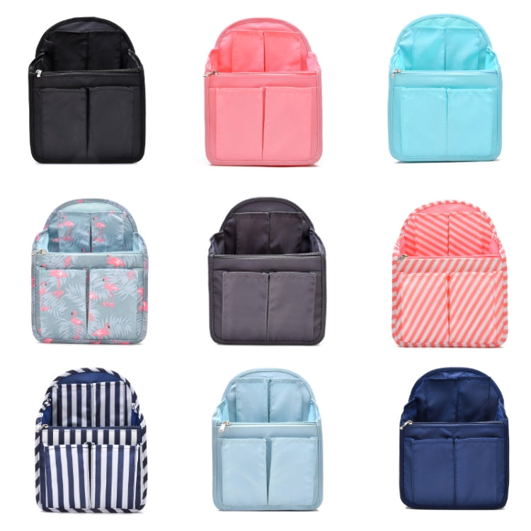 Sac de rangement pour cartable, insert pour sac à dos d'ordinateur, Petit Noir, Petit Rose, Petit Bleu clair, Petit Oiseau de feu bleu, Petit Gris, Petite Rayure rose, Petite Rayure marine, Petit Bleu, Petit Marine, Grand Noir, Grand Bleu clair
