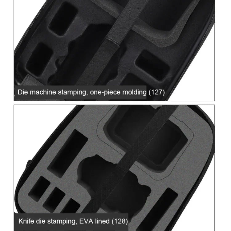 Sac à dos rigide de compression étanche pour DJI Mini 3 Pro, compatible avec les modèles DJI Mini 3 Pro 128 (grand modèle) et DJI Mini 3 Pro 127 (petit modèle).
