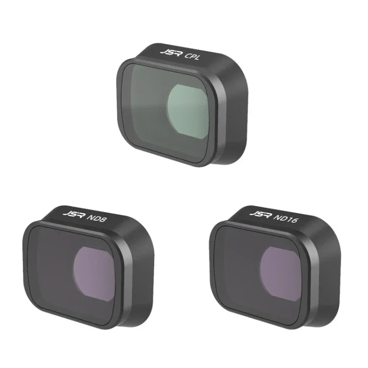 Filtres JUNESTAR pour DJI Mini 3 Pro,Modèle :, MCUV JSR-1663-01, CPL JSR-1663-02, ND8 JSR-1663-03, ND16 JSR-1663-04, ND32 JSR-1663-05, ND64 JSR-1663-06, ND256 JSR-1663-07, ND1000 JSR-1663-08, ND8PL JSR-1663-09, ND16PL JSR-1663-10, ND32PL JSR-1663-11