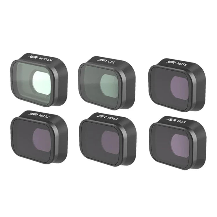 Filtres JUNESTAR pour DJI Mini 3 Pro,Modèle :, MCUV JSR-1663-01, CPL JSR-1663-02, ND8 JSR-1663-03, ND16 JSR-1663-04, ND32 JSR-1663-05, ND64 JSR-1663-06, ND256 JSR-1663-07, ND1000 JSR-1663-08, ND8PL JSR-1663-09, ND16PL JSR-1663-10, ND32PL JSR-1663-11