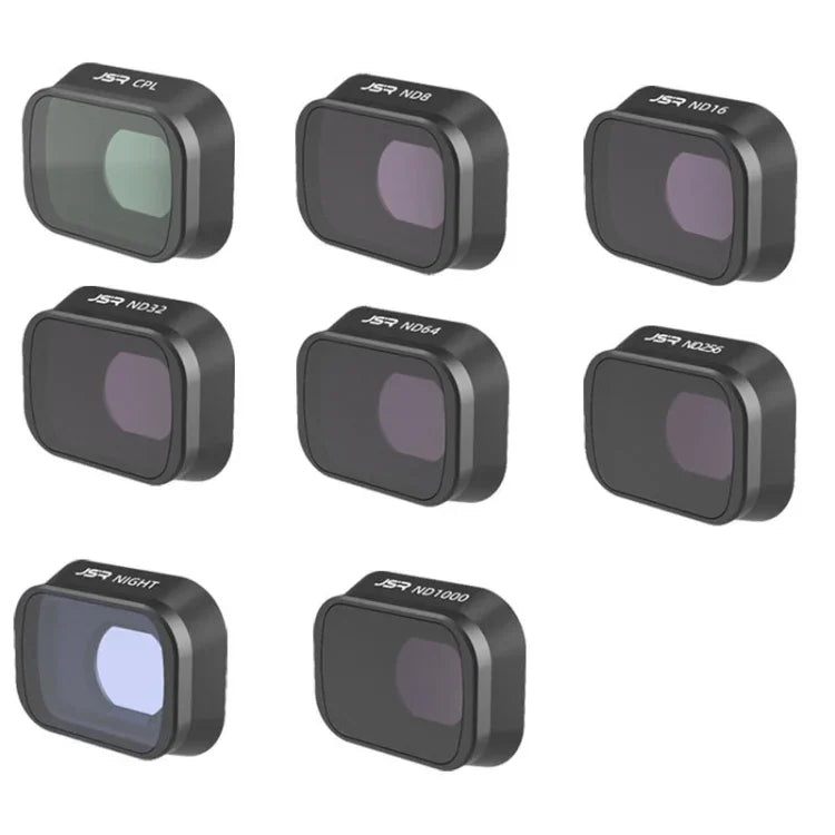 Filtres JUNESTAR pour DJI Mini 3 Pro,Modèle :, MCUV JSR-1663-01, CPL JSR-1663-02, ND8 JSR-1663-03, ND16 JSR-1663-04, ND32 JSR-1663-05, ND64 JSR-1663-06, ND256 JSR-1663-07, ND1000 JSR-1663-08, ND8PL JSR-1663-09, ND16PL JSR-1663-10, ND32PL JSR-1663-11