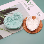 Moule en silicone ailes d'ange en forme de cœur pour pâtisserie, crème glacée, bougie, aromathérapie, G, P