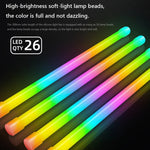 Barre lumineuse ARGB pour boîtier, bande LED décorative en silicone pour ordinateur, Y360 rond