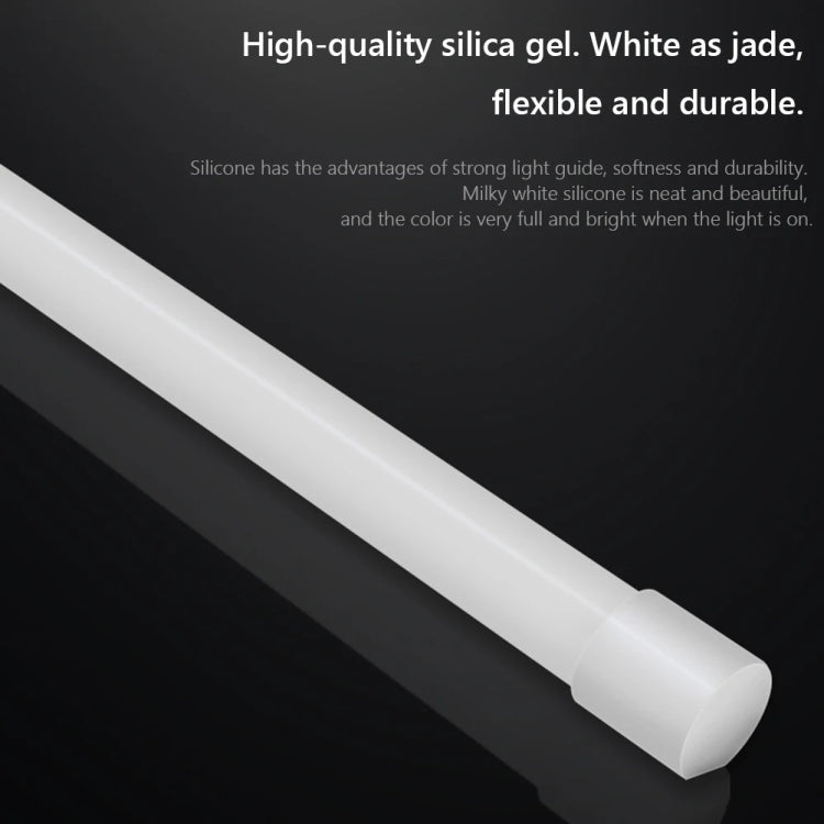 Barre lumineuse ARGB pour boîtier, bande LED décorative en silicone pour ordinateur, Y360 rond
