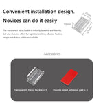 Barre lumineuse ARGB pour boîtier, bande LED décorative en silicone pour ordinateur, Y360 rond