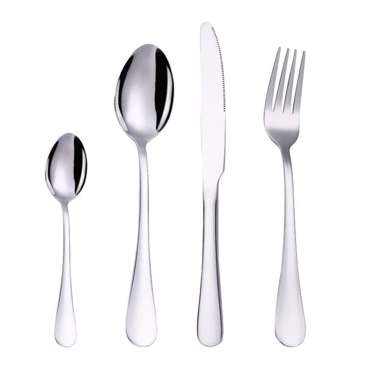 Lot de 4 couverts à steak occidentaux en acier inoxydable, couleurs véritables, doré, or rose, multicolore, noir