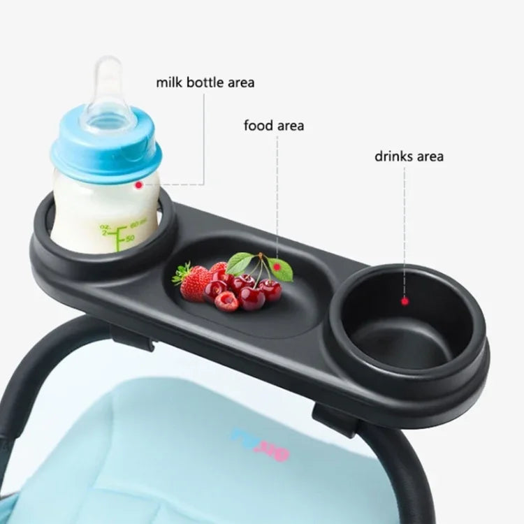 Plateau repas universel pour poussette bébé avec accoudoir, Plateau repas