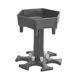 Distributeur de vin Hexagone 6 verres pour Bar, Gris+6 verres transparents, Bleu+6 verres transparents, Gris+6 verres colorés, Bleu+6 verres colorés