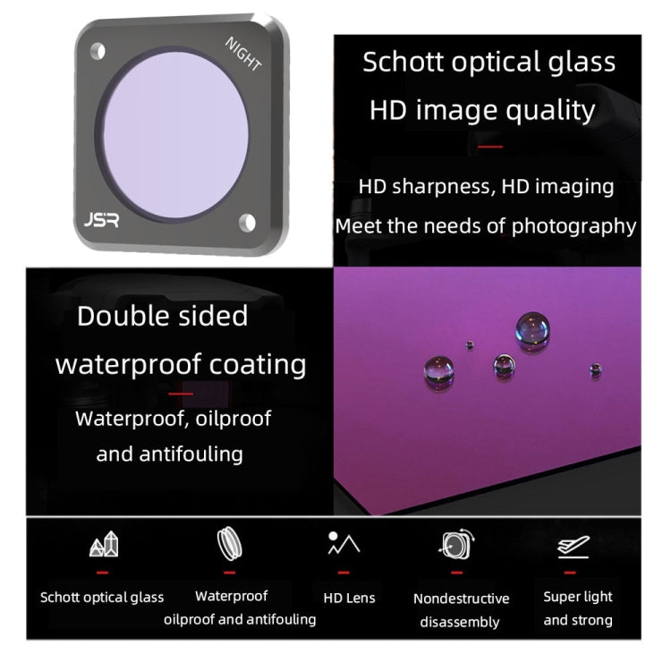 Filtres de caméra d'action JUNESTAR pour DJI Action 2,Style :, CPL, ND4, ND8, ND16, ND32, ND64, ND1000, ND8PL, ND32PL, ND64PL, Macro 10X, Night, Star, CS-3IN1, CS-4in1, CS-4in1 (NDPL), CS-6IN1, CS-8in1