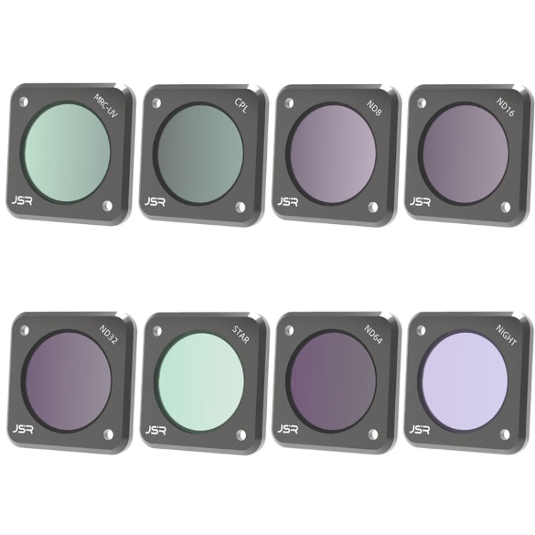 Filtres de caméra d'action JUNESTAR pour DJI Action 2,Style :, CPL, ND4, ND8, ND16, ND32, ND64, ND1000, ND8PL, ND32PL, ND64PL, Macro 10X, Night, Star, CS-3IN1, CS-4in1, CS-4in1 (NDPL), CS-6IN1, CS-8in1