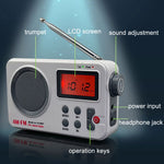 Radio rétro portable SY-8801 écran LCD HD poids basses ondes courtes, SY-8801
