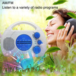 Radio SY-910 AM/FM Deux Ondes IPX4 Étanche Radio Portable, SY-910