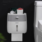 ECOCO E1804 Distributeur de papier toilette multifonctionnel double couche, Blanc+Gris, Blanc+Noir, Rose+Rose, Bleu+Bleu