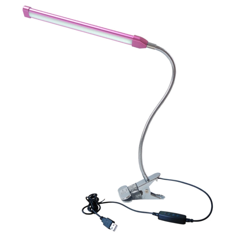 Lampe à pince USB, protection oculaire pour étudiant, lampe de bureau à LED intensité réglable, violet, or, noir, argent