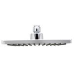 Pomme de douche supérieure carrée de 8 pouces avec galvanoplastie, 8 pouces