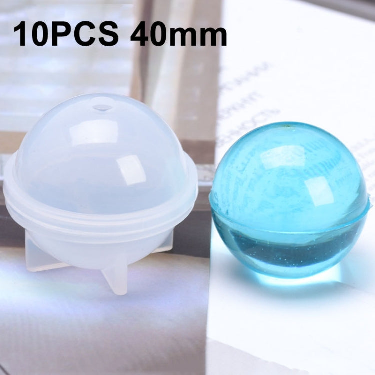 Moule en silicone sphérique pour époxy cristal, bijoux faits à la main, 20 pièces de 20 mm, 20 pièces de 30 mm, 10 pièces de 40 mm, 4 pièces de 50 mm, 4 pièces de 60 mm