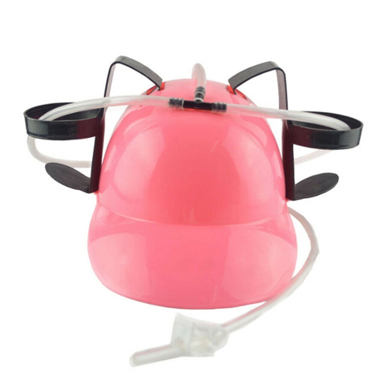 Chapeau de bière paresseux Casque de boisson de fête d'anniversaire en plein air, Casque de boisson (rouge), Casque de boisson (bleu), Casque de boisson (rose), Casque de boisson (jaune)