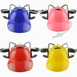 Chapeau de bière paresseux Casque de boisson de fête d'anniversaire en plein air, Casque de boisson (rouge), Casque de boisson (bleu), Casque de boisson (rose), Casque de boisson (jaune)