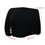 Housse de protection pour chariot de golf en tissu Oxford 210D, 242 x 122 x 168 cm, 275 x 122 x 168 cm, 285 x 122 x 168 cm