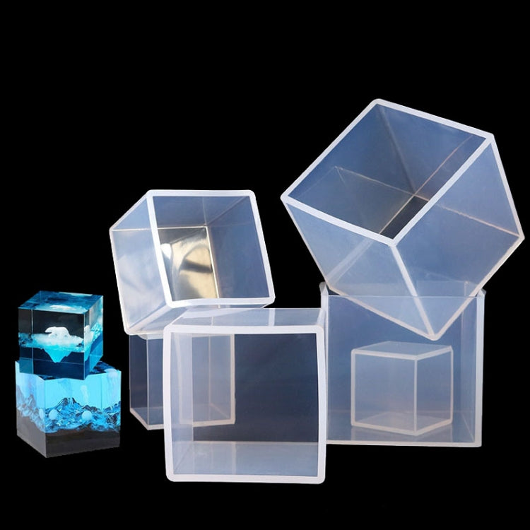 Moule en gel de silice carré pour colle goutte de cristal, modèle de décoration de bijoux fait à la main, 20 pièces 20mm, 20 pièces 25mm, 10 pièces 35mm, 4 pièces 40mm, 4 pièces 50mm, 4 pièces 65mm