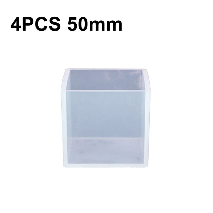 Moule en gel de silice carré pour colle goutte de cristal, modèle de décoration de bijoux fait à la main, 20 pièces 20mm, 20 pièces 25mm, 10 pièces 35mm, 4 pièces 40mm, 4 pièces 50mm, 4 pièces 65mm