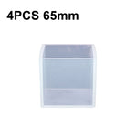 Moule en gel de silice carré pour colle goutte de cristal, modèle de décoration de bijoux fait à la main, 20 pièces 20mm, 20 pièces 25mm, 10 pièces 35mm, 4 pièces 40mm, 4 pièces 50mm, 4 pièces 65mm