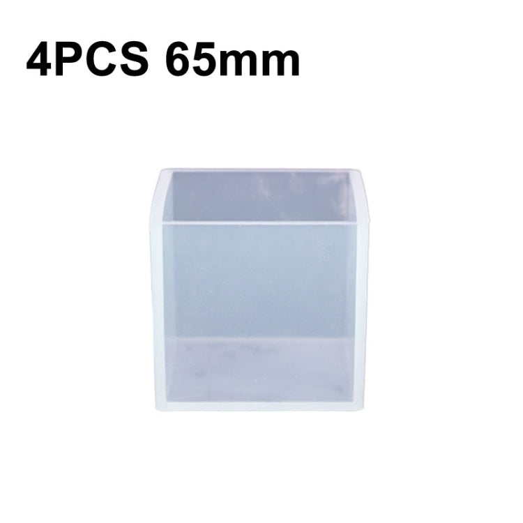 Moule en gel de silice carré pour colle goutte de cristal, modèle de décoration de bijoux fait à la main, 20 pièces 20mm, 20 pièces 25mm, 10 pièces 35mm, 4 pièces 40mm, 4 pièces 50mm, 4 pièces 65mm