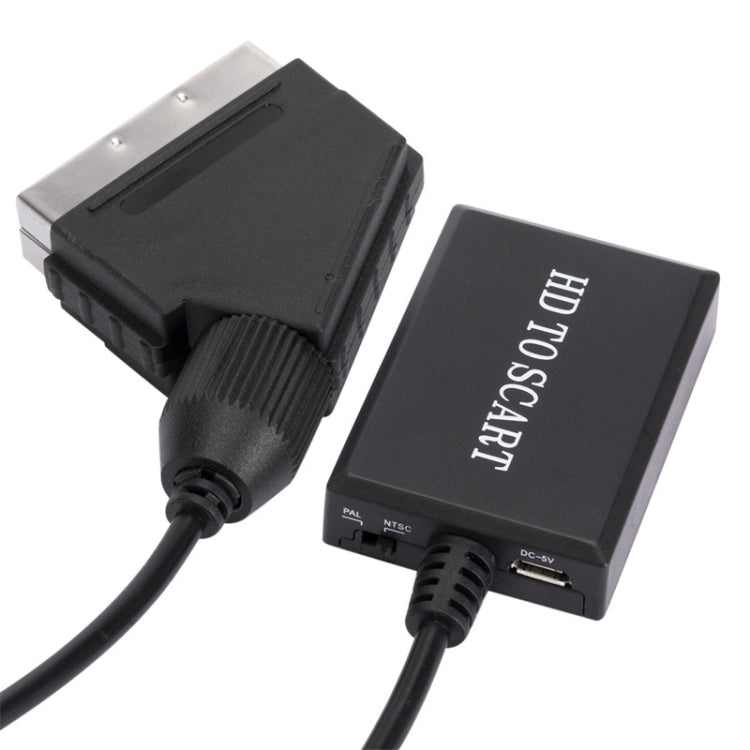 Convertisseur HDMI vers Scart adaptateur vidéo HD 1080p, HDMI vers SCART 1080P