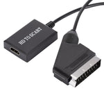 Convertisseur HDMI vers Scart adaptateur vidéo HD 1080p, HDMI vers SCART 1080P