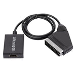 Convertisseur HDMI vers Scart adaptateur vidéo HD 1080p, HDMI vers SCART 1080P