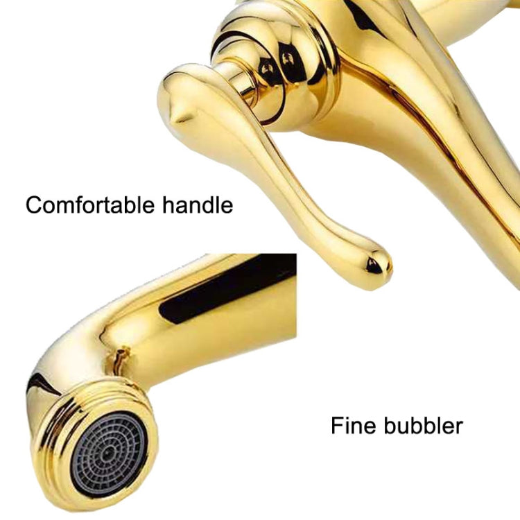 Robinet mitigeur d'eau chaude et froide pour lavabo, Style :, Modèle haut, Modèle haut+tuyau d'arrivée d'eau, Modèle court, Modèle court+tuyau d'arrivée d'eau