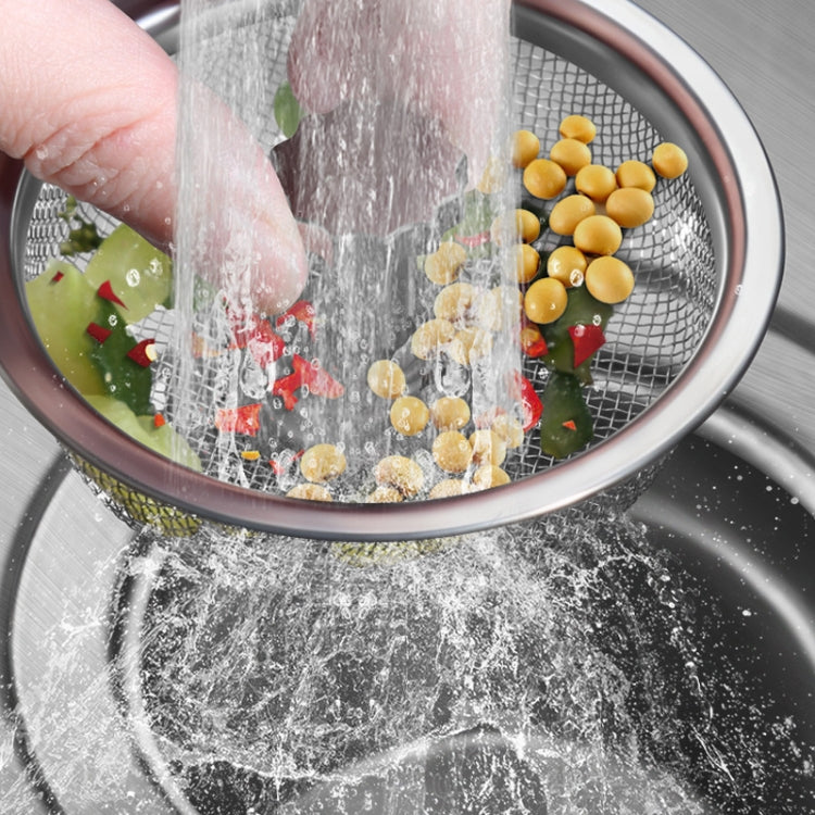 Filtre anti-encrassement en acier inoxydable pour évier de cuisine, livraison avec poignée de style aléatoire, filtre à maille dense