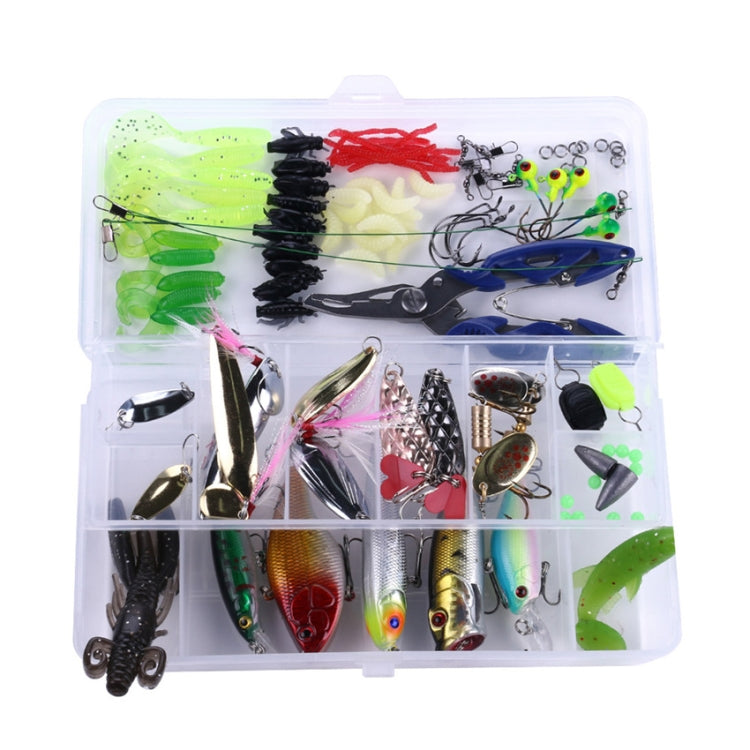 HENGJIA Appât Souple Artificiel Bar de Mer Accessoires de Pêche Appât Eau Douce, 110 Pièces / Boîte
