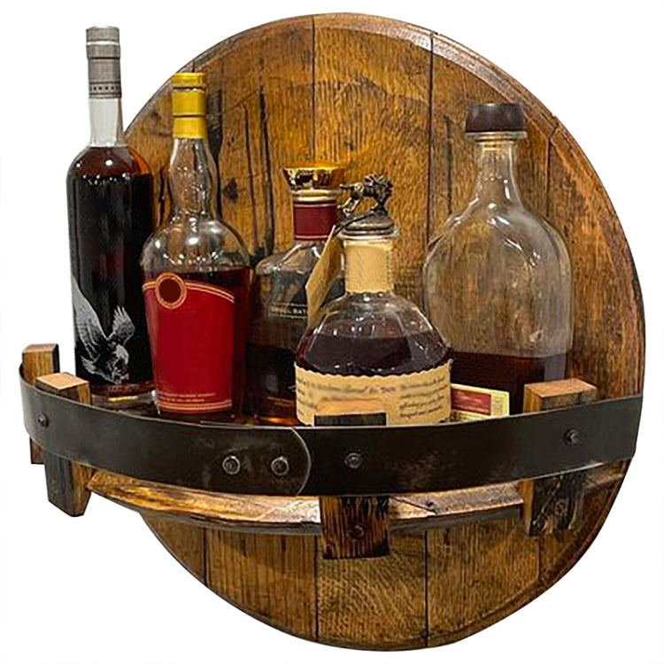 Étagère murale de rangement pour bouteilles de vin en bois, Casier à vin mural