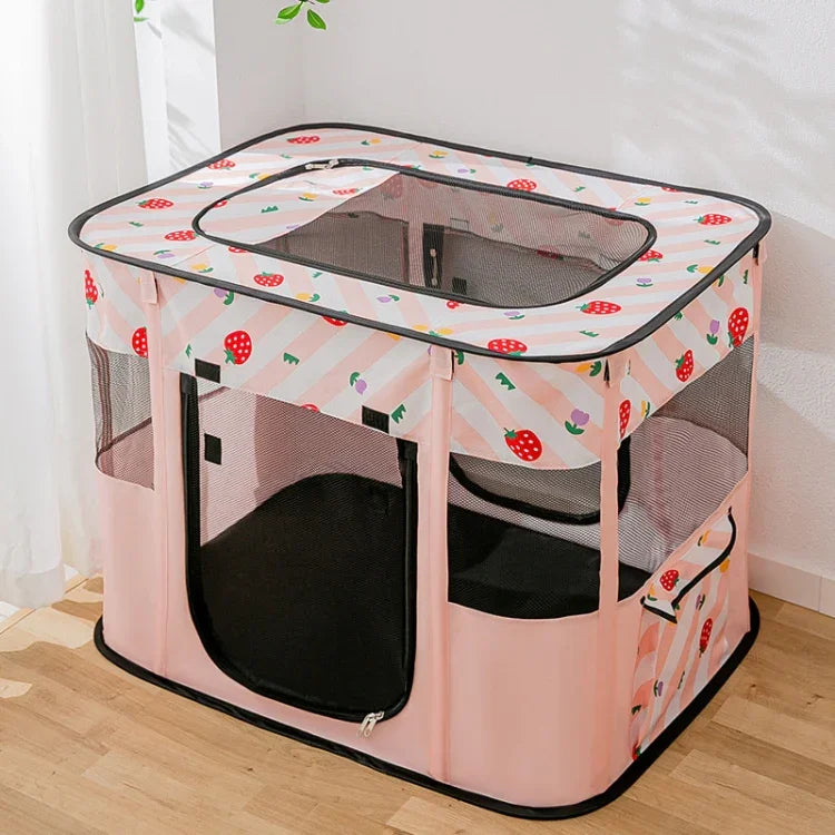 Parc rectangulaire pliable pour animaux de compagnie, enclos pour chiens et chats, salle de mise bas, M, XL