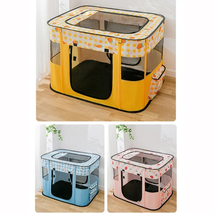 Parc rectangulaire pliable pour animaux de compagnie, enclos pour chiens et chats, salle de mise bas, M, XL