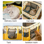 Parc rectangulaire pliable pour animaux de compagnie, enclos pour chiens et chats, salle de mise bas, M, XL