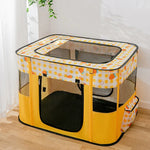 Parc rectangulaire pliable pour animaux de compagnie, enclos pour chiens et chats, salle de mise bas, M, XL