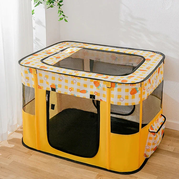 Parc rectangulaire pliable pour animaux de compagnie, enclos pour chiens et chats, salle de mise bas, M, XL