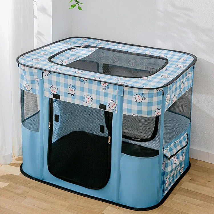 Parc rectangulaire pliable pour animaux de compagnie, enclos pour chiens et chats, salle de mise bas, M, XL