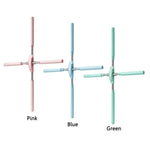 Bâton d'entraînement réglable CHANGKUAI Yoga Hunchback Corrector pour ouvrir les épaules, Rose, Bleu, Vert