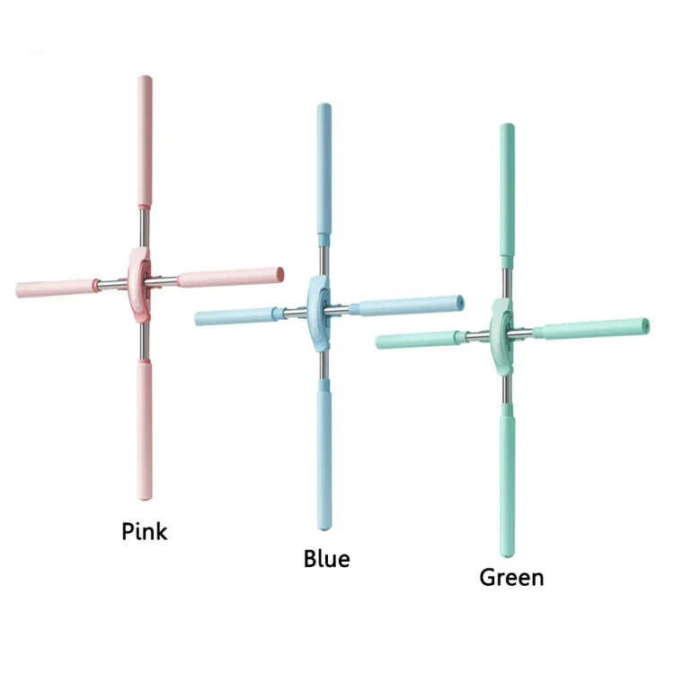 Bâton d'entraînement réglable CHANGKUAI Yoga Hunchback Corrector pour ouvrir les épaules, Rose, Bleu, Vert