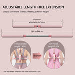 Bâton d'entraînement réglable CHANGKUAI Yoga Hunchback Corrector pour ouvrir les épaules, Rose, Bleu, Vert