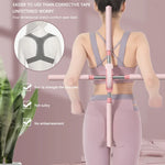 Bâton d'entraînement réglable CHANGKUAI Yoga Hunchback Corrector pour ouvrir les épaules, Rose, Bleu, Vert