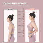 Bâton d'entraînement réglable CHANGKUAI Yoga Hunchback Corrector pour ouvrir les épaules, Rose, Bleu, Vert